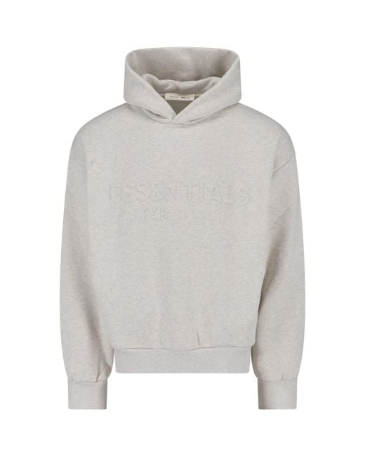 Fear Of God Gray Hoodie for men