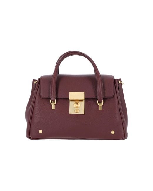 Thom Browne Purple Small Bag "Bolton"