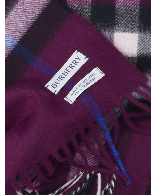 Sciarpa "Check" di Burberry in Purple