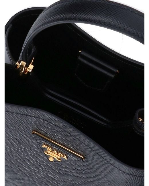 Prada Black "Panier" Bucket Bag