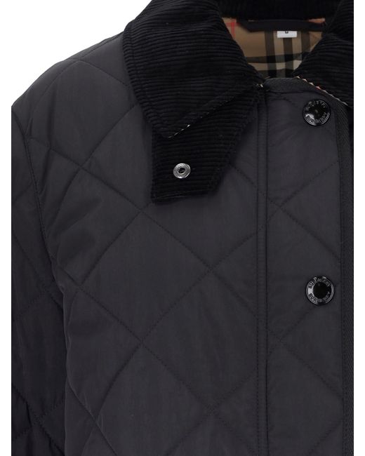Burberry Blue Quilted Jacket "country"