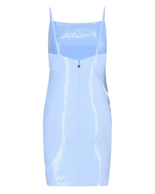 ROTATE BIRGER CHRISTENSEN Blue Sequin Mini Dress