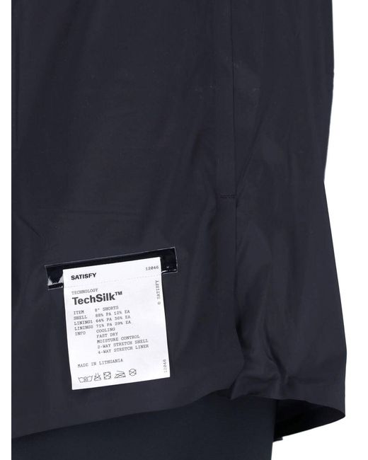 Satisfy Blue Shorts "Techsilk" for men
