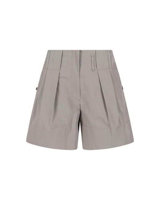 Low Classic Gray Tailored Shorts