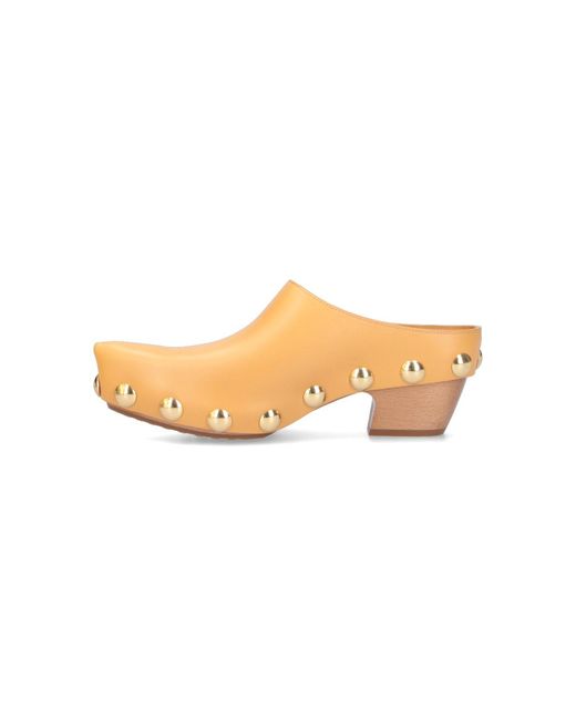 Bottega Veneta Natural Mules "Gondola"