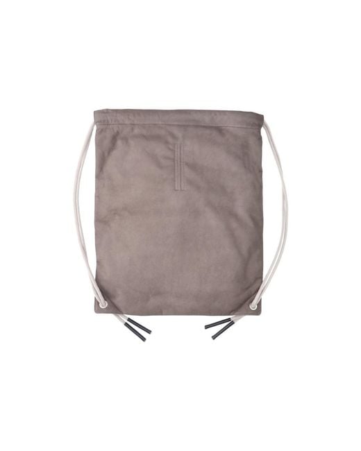 Rick Owens White Backpack “Drawstring”