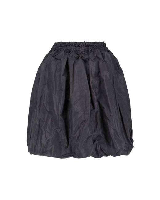 Prada Gray Silk Taffeta Skirt