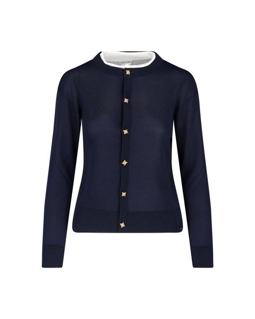 Bottega Veneta Blue Double Cardigan