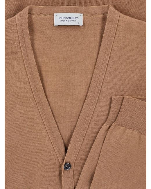 John Smedley Brown 'Petworth' Cardigan for men