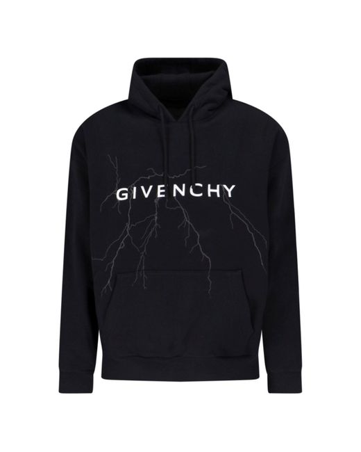 Maglioni neri con boxy fit hoodie di Givenchy in Black da Uomo