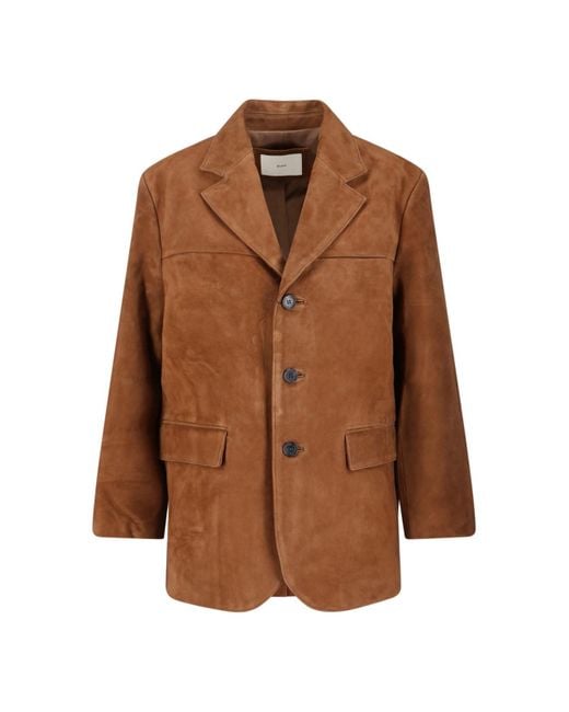 DUNST Brown Suede Jacket