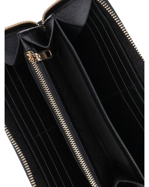 Portafoglio Zip-Around di Dolce & Gabbana in Black