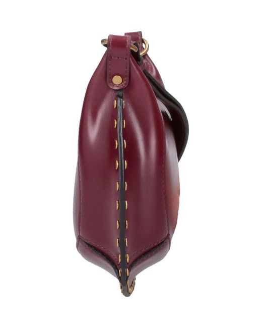 Isabel Marant Purple Small Shoulder Bag "Oskan"