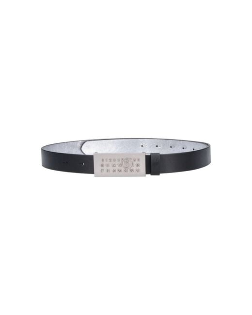 MM6 by Maison Margiela White Belt "Numeric"