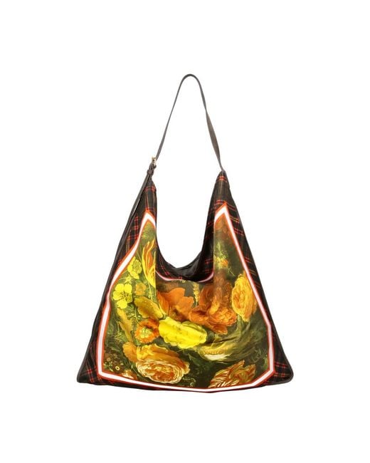Dries Van Noten Yellow Oversized Bag “Scarf”
