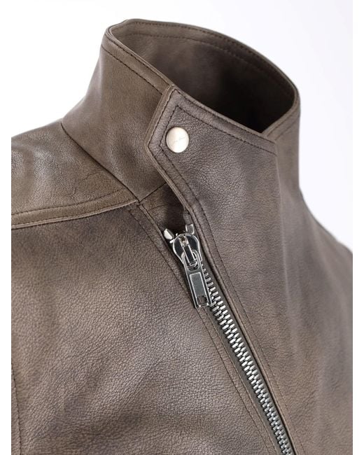 Rick Owens Gray Jacket “Release” for men