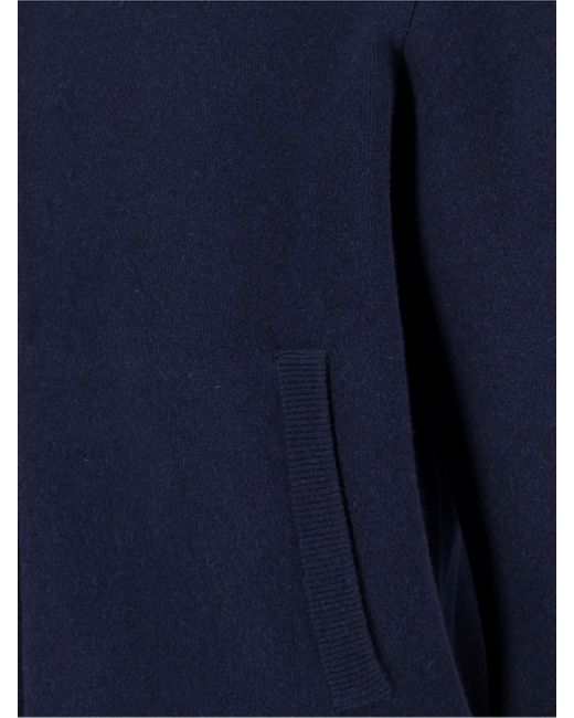 Giacca Zip In Lana di Lardini in Blue da Uomo