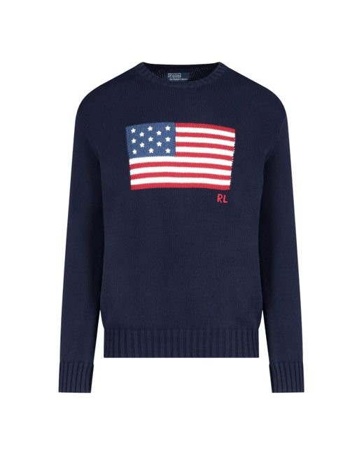 Maglione blu ralph lauren deals