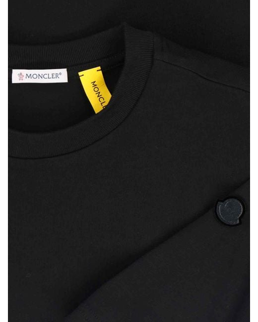 Moncler Genius Black X Ee72 By Edward Enninful Logo T-Shirt