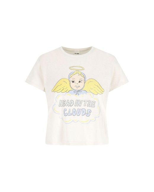 Re/done White T-Shirts And Polos