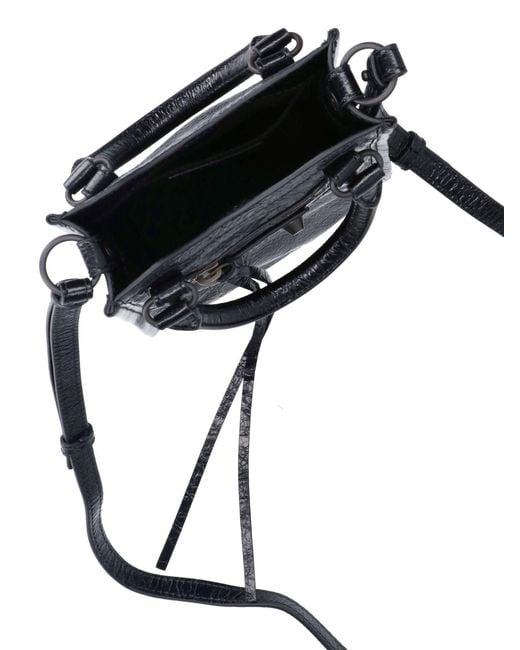 Balenciaga Black Phone Pouch Tote “Le City”