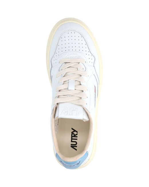 Autry White Sneakers Upper: Cow Leather