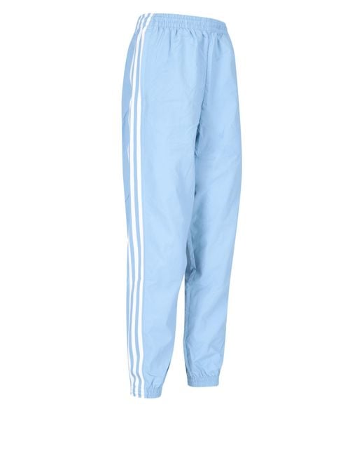 adidas blue track pants