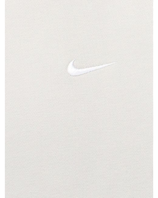 Nike White Logo Hoodie