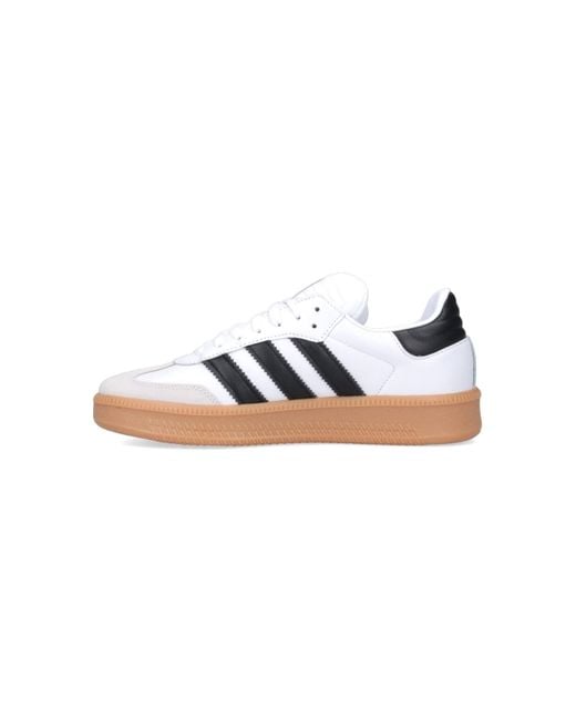 Adidas White "samba Xlg" Sneakers