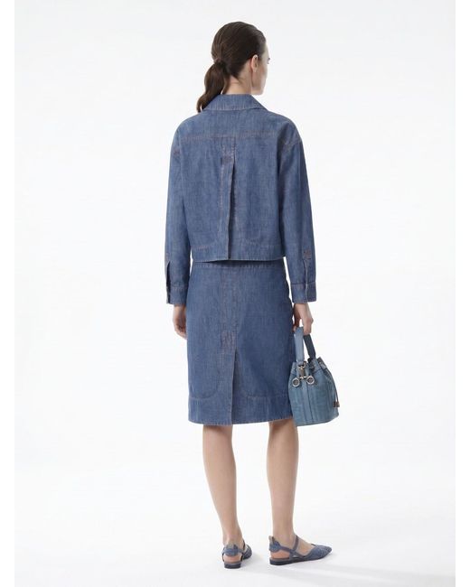 Fendi Blue Denim Jacket