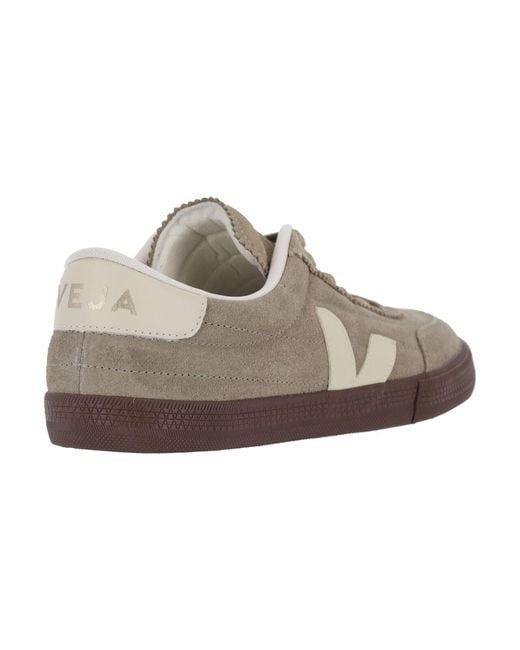 Veja Natural Suede Sneakers With Recycled Lining for men