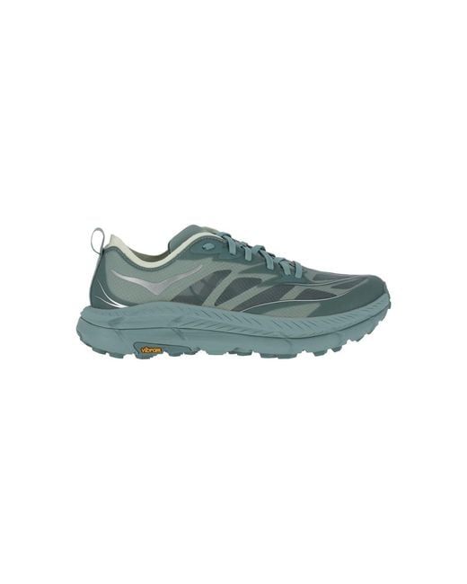 Hoka One One Green Sneakers Fabric