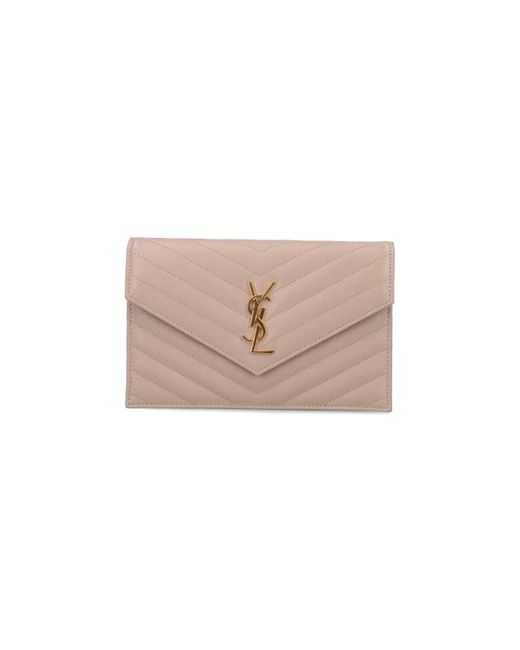 Saint Laurent Pink "cassandre" Shoulder Bag