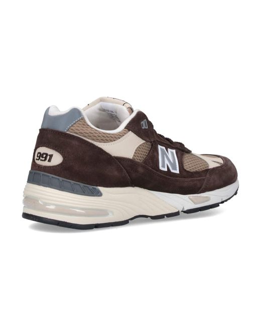 New Balance Brown '991v1' Sneakers for men