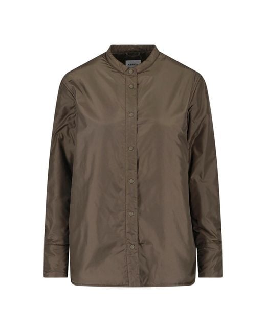 Aspesi Brown Button Jacket