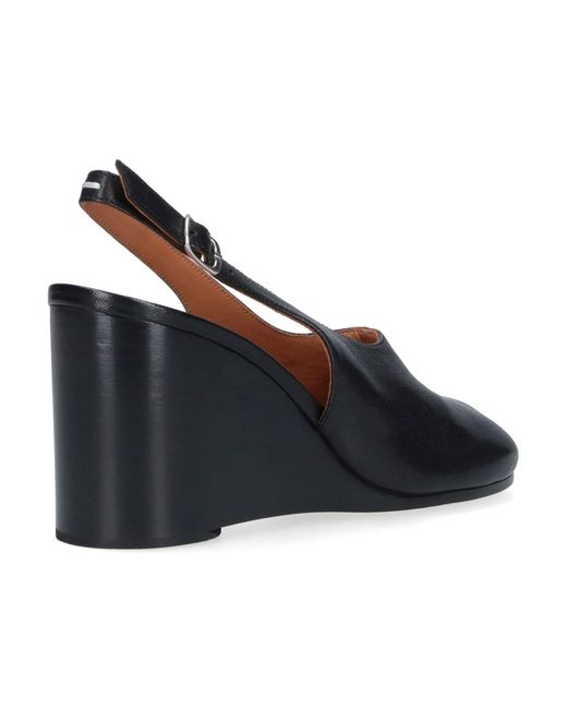 Maison Margiela Blue Pointed Toe Pumps