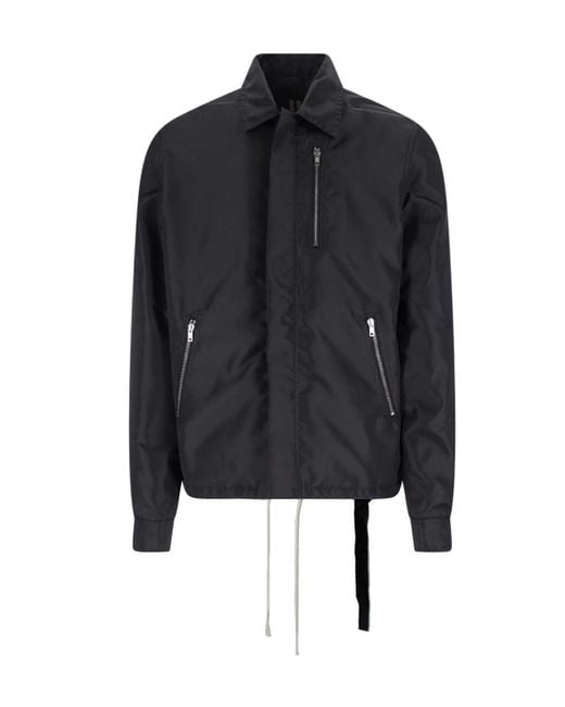 Rick Owens Blue 'Concaled' Jacket for men