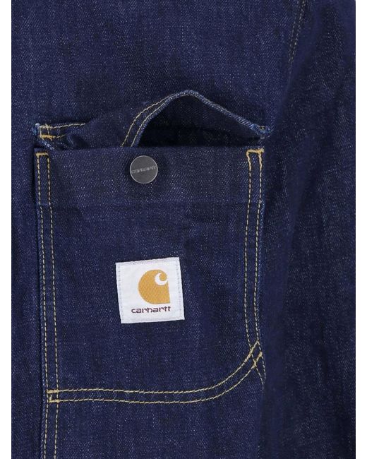Carhartt Blue Jacket "Oakland Shirt" for men