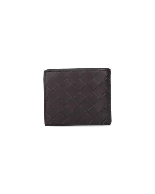 Bottega Veneta Black Woven Wallet for men