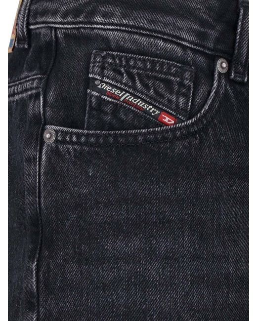 DIESEL Black Denim Mini Skirt