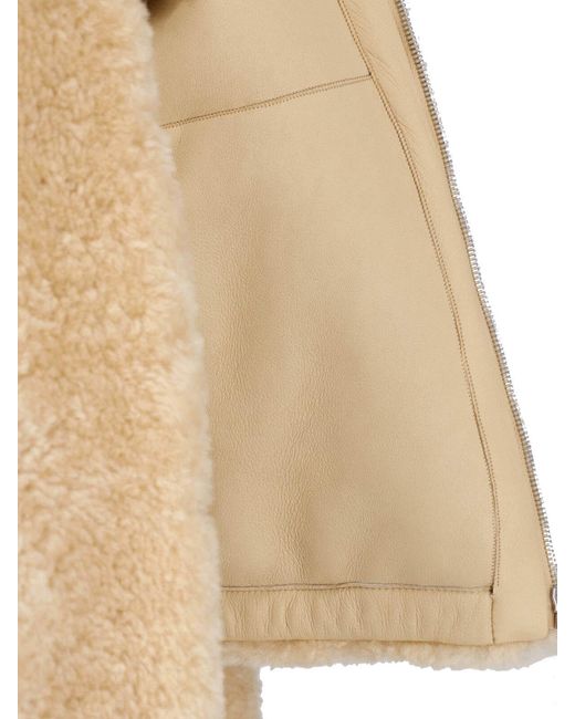 Miu Miu Natural Shearling Jacket