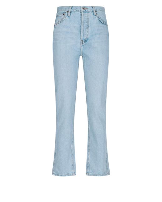 RE/DONE Denim 50's Cigarette Jeans in Blue - Lyst
