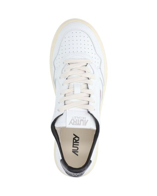 Autry White Low Sneakers Medalist for men