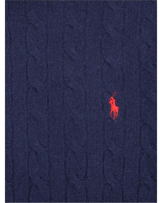 Maglione A Collo Alto Logo di Polo Ralph Lauren in Blue da Uomo