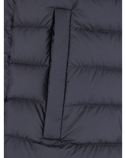 Moncler Blue Vest "Froissel" for men