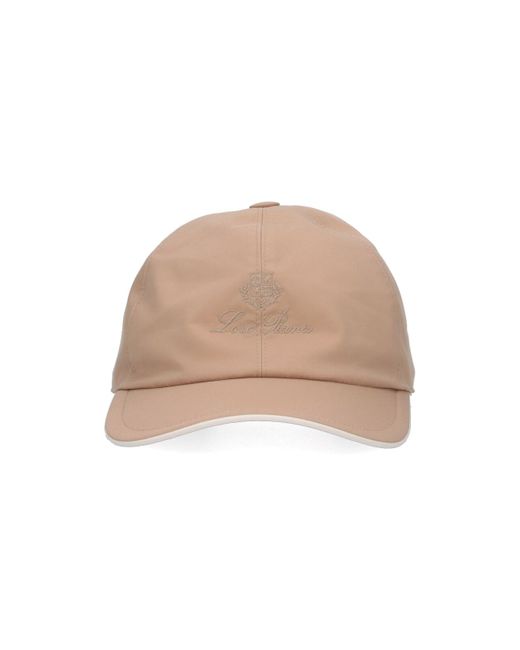 Loro Piana Natural Logo Baseball Cap for men