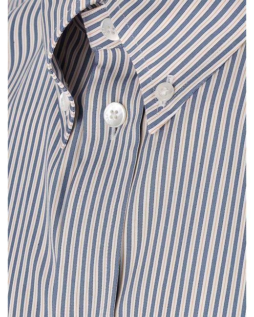 Fendi Gray Button-Down Shirt for men