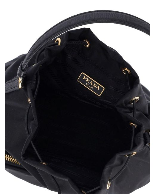 Prada Black Bucket Bags