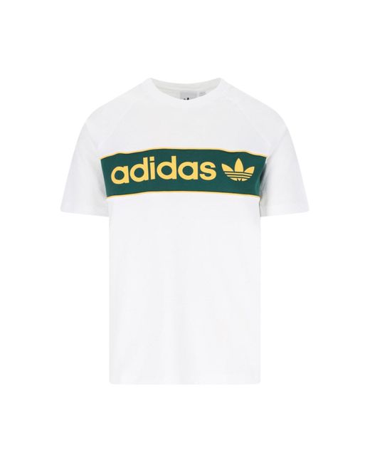 T-Shirt Logo di Adidas Originals in Green da Uomo