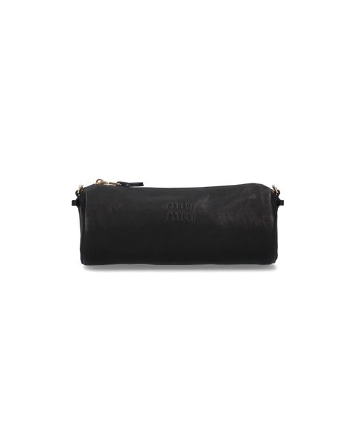Miu Miu Black Logo Pouch